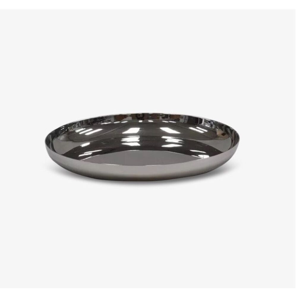 Tina Frey Designs MODERN Large Plate in Stainless Steel